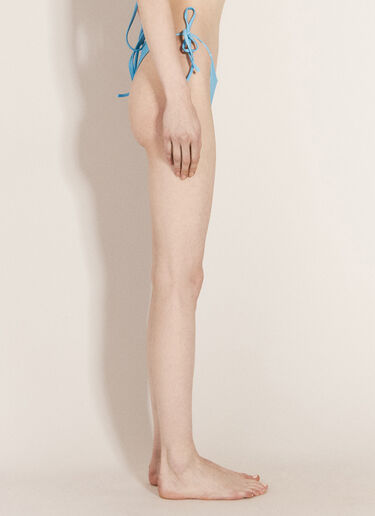 LN-CC® - VETEMENTS: Self-Tie Bikini Bottom - Blue VETEMENTS Self-Tie Bikini Bottom Blue vet0255003