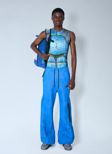 LN-CC® - Nike by Yaku: Re-Create Fleece Pants - Blue Nike by Yaku Re-Create Fleece Pants Blue nik0165007