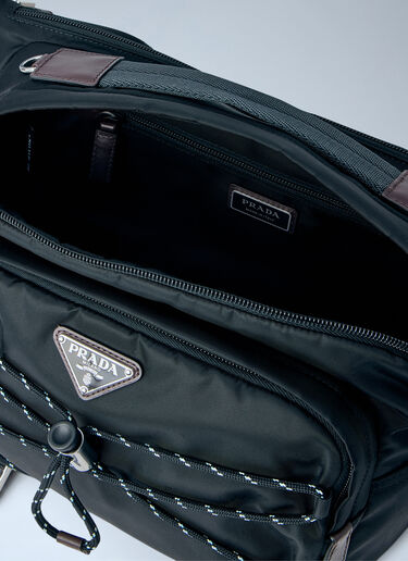 LN-CC® - Prada: Speedrock Re-Nylon Crossbody Bag - Black Prada Speedrock Re-Nylon Crossbody Bag Black pra0365002