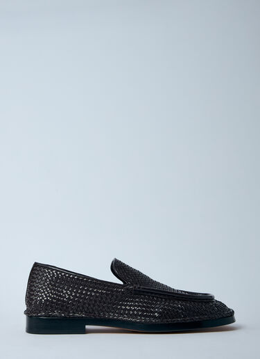 LN-CC® - Bottega Veneta: Structured Loafers - Brown Bottega Veneta Structured Loafers Brown bov0160008