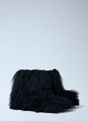 UGG 经典短款 Fluff Momma 靴子 黑色 ugg0362030