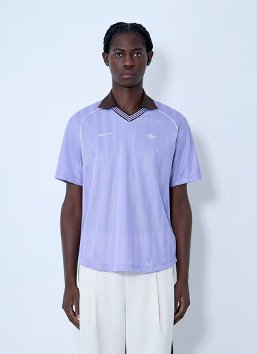 adidas by Wales Bonner 标志图案Polo衫 紫色 awb0163008