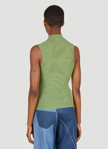 LN-CC® - Mainline:RUS/Fr.CA/DE: Mesh Zip Top - Green Mainline:RUS/Fr.CA/DE Mesh Zip Top Green mai0249003