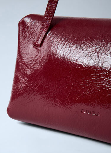 LN-CC® - Jil Sander: Small Goji Handbag - Red Jil Sander Small Goji Handbag Red jil0262010