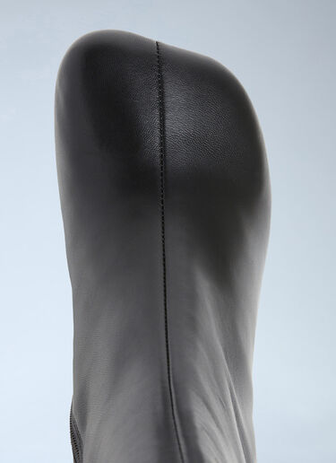 MM6 Maison Margiela Square Ankle Boots Black mmm0253026