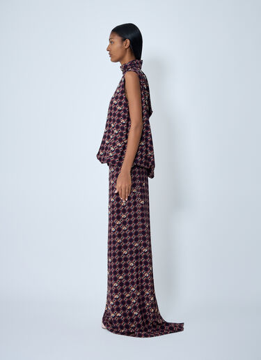 LN-CC® - Dries Van Noten: Embroidered Dress - Pink Dries Van Noten Embroidered Dress Pink dvn0262002