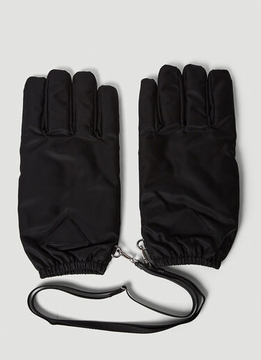LN-CC® - Prada: Re-Nylon Gloves - Black Prada Re-Nylon Gloves Black pra0150021