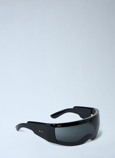 A$AP Rocky X Ray-Ban Ultra Wrap 002 Sunglasses Black lar0362002