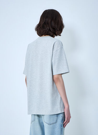 LN-CC® - Saint Laurent: Cassandre Oversize T-Shirt - Grey Saint Laurent Cassandre Oversize T-Shirt Grey sla0162009