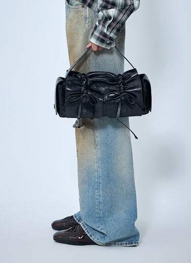 LN-CC® - Acne Studios: Multipocket Shoulder Bag - Black Acne Studios Multipocket Shoulder Bag Black acn0263024