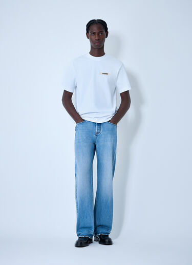 LN-CC® - Jacquemus: Le De-Nimes Droit Jeans - Blue Jacquemus Le De-Nimes Droit Jeans Blue jac0162014