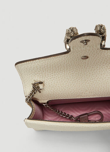 LN-CC® - Gucci: Dionysus Super Mini Shoulder Bag - White Gucci Dionysus Super Mini Shoulder Bag White guc0243122