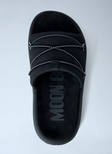 LN-CC® - Moon Boot: MB Icon Slides - Black Moon Boot MB Icon Slides Black mnb0363007