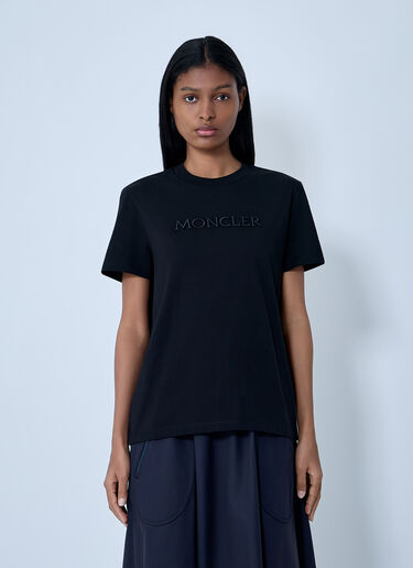 Moncler 标志图案T恤 黑色 mon0263038