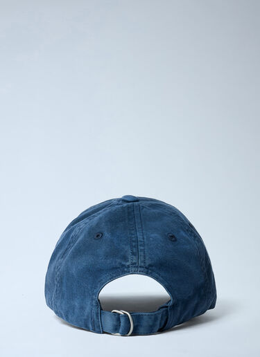 LN-CC® - Acne Studios: Logo Motif Baseball Cap - Navy Acne Studios Logo Motif Baseball Cap Navy acn0161018