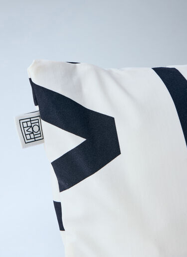 LN-CC® - TOTEME: Monogram Pillow - White TOTEME Monogram Pillow White tot0264041