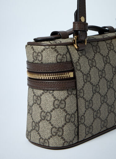 LN-CC® - Gucci: Small Ophidia Vanity Bag - Brown Gucci Small Ophidia Vanity Bag Brown guc0259081
