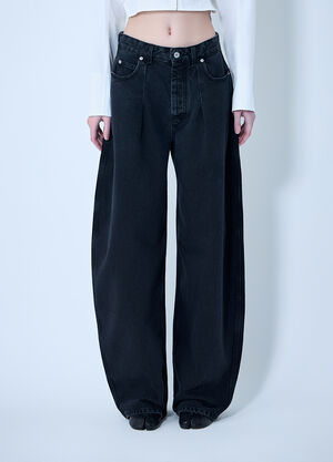 Jacquemus De-Nîmes Ovalo Jeans Black jac0264029