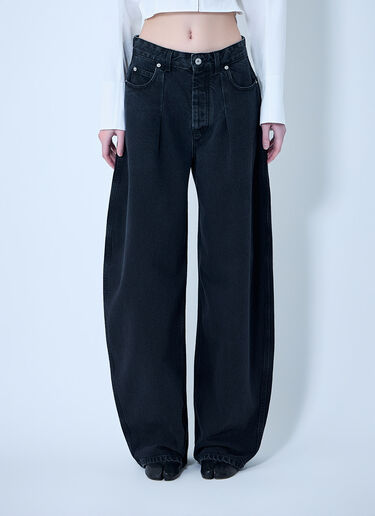 Jacquemus De-Nîmes Ovalo Jeans Black jac0264029