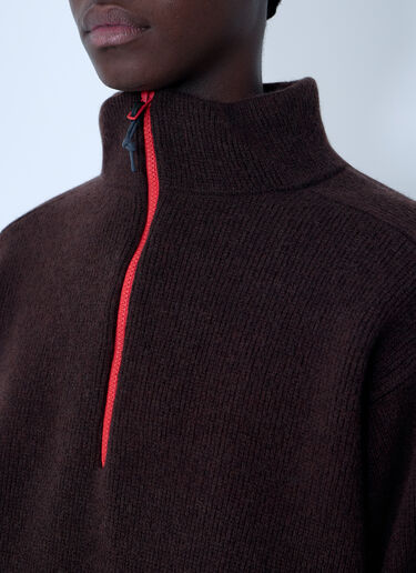 GR10K High Neck Sweater Dark Brown grk0162002