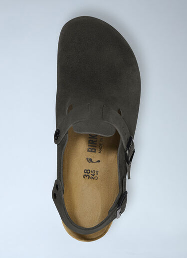 LN-CC® - Birkenstock: Tokio Suede Mules - Black Birkenstock Tokio Suede Mules Black brk0362014