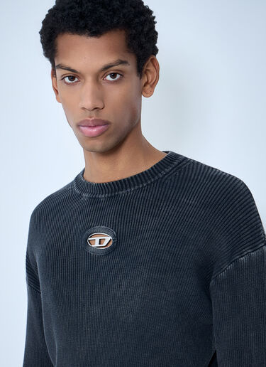 LN-CC® - Diesel: K-Darren-D Sweater - Black Diesel K-Darren-D Sweater Black dsl0163013