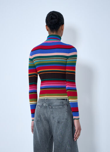 LN-CC® - Acne Studios: Striped Wool Turtleneck - Multicolor Acne Studios Striped Wool Turtleneck Multicolor acn0264028