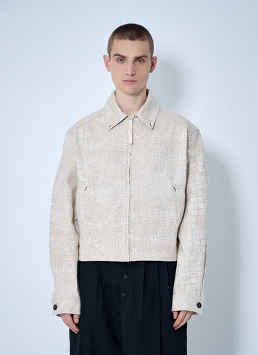 LN-CC® - Jacquemus: La Veste de Nimes Jacket - Beige Jacquemus La Veste de Nimes Jacket Beige jac0160009