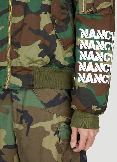 LN-CC® - Nancy: Camouflage Bomber Jacket - Green Nancy Camouflage Bomber Jacket Green ncy0153007