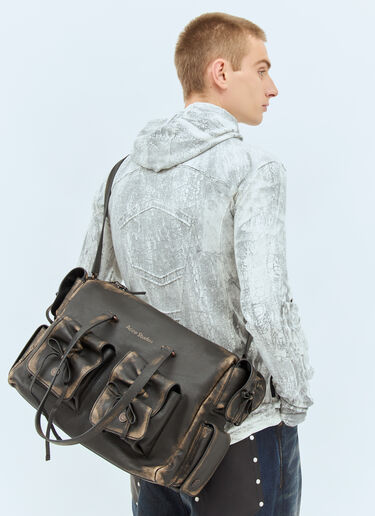 LN-CC® - Acne Studios: Multi-Pocket Tote Bag - Brown Acne Studios Multi-Pocket Tote Bag Brown acn0158019