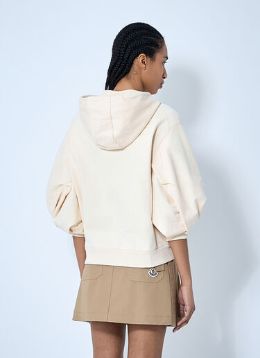 LN-CC® - Moncler: Hooded Zip-Up Sweatshirt - Beige Moncler Hooded Zip-Up Sweatshirt Beige mon0260030