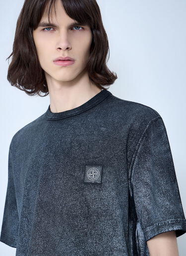 LN-CC® - Stone Island: Logo Patch T-Shirt - Black Stone Island Logo Patch T-Shirt Black sto0164004