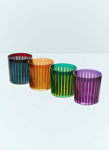 LN-CC® - L'Objet: Set Of Four Prism Cocktail Glasses - Multicolour L'Objet Set Of Four Prism Cocktail Glasses Multicolour wps0691618