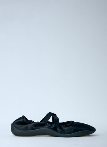 LN-CC® - Balenciaga: Shibuya Ballet Flats - Black Balenciaga Shibuya Ballet Flats Black bal0263027