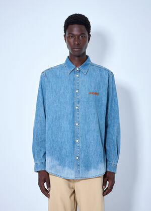 LN-CC® - Miu Miu: Chambray Shirt - Light Blue Miu Miu Chambray Shirt Light Blue miu0365011