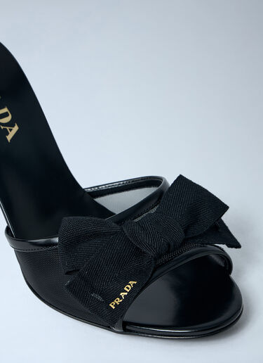 Prada Mesh Heels Black pra0263101