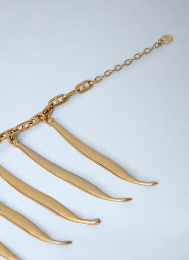 Jacquemus Le Collier Haricots Necklace Gold jac0264034