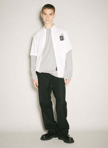 LN-CC® - Undercover: Logo Patch Sweatshirt - Grey Undercover Logo Patch Sweatshirt Grey und0156009