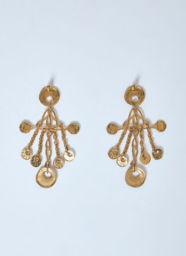 LN-CC® - Chloé: Eclectic Earrings - Gold Chloé Eclectic Earrings Gold chl0259050