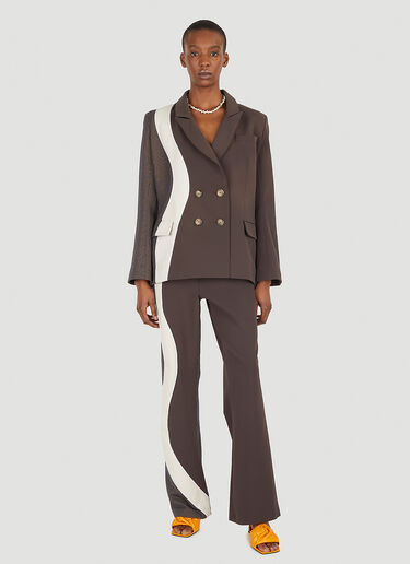 LN-CC® - Ahluwalia: Expressive Tailored Pants - Brown Ahluwalia Expressive Tailored Pants Brown ahl0248005