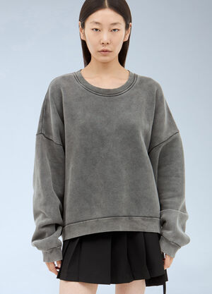 Acne Studios Logo Patch Sweatshirt Grey acn0357002