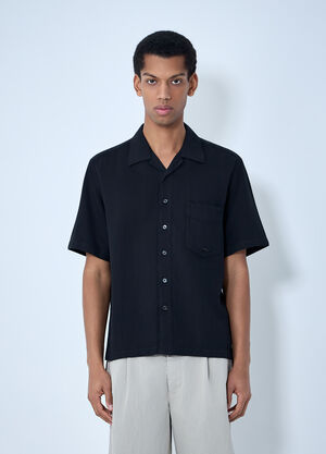 Massimo Osti Studio Carta Polo Short Black mao0164013