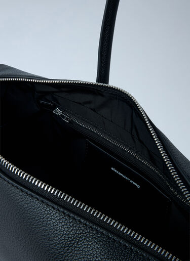 LN-CC® - Alexander Wang: Medium Roux Shoulder Bag - Black Alexander Wang Medium Roux Shoulder Bag Black awg0262010