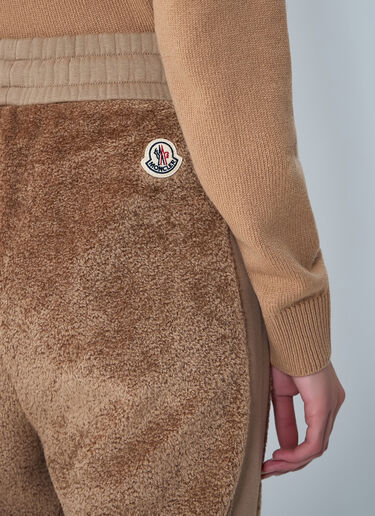 Moncler 徽标图案运动裤 驼色 mon0262022