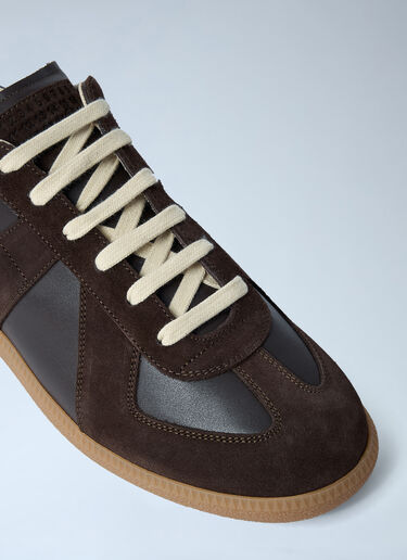 LN-CC® - Maison Margiela: Replica Sneakers - Brown Maison Margiela Replica Sneakers Brown mla0161009