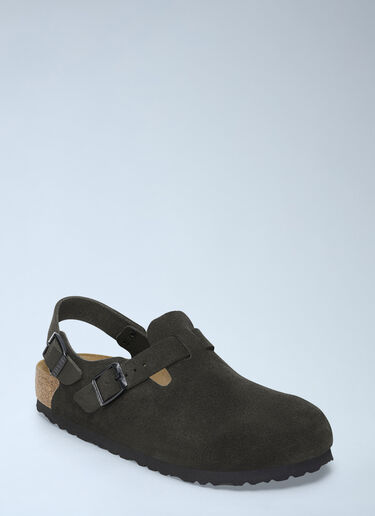 LN-CC® - Birkenstock: Tokio Suede Mules - Black Birkenstock Tokio Suede Mules Black brk0362014