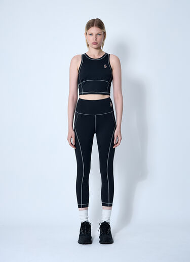 Moncler Grenoble Logo Patch Leggings Black mog0259010