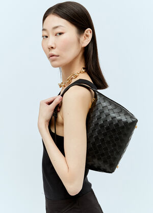 Bottega Veneta Wallace Shoulder Bag Black bov0256005