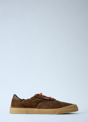 LN-CC® - Moncler: Vera Leisure Sneakers - Brown Moncler Vera Leisure Sneakers Brown mon0164041