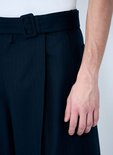 LN-CC® - Dries Van Noten: Pier Pinstripe Pants - Navy Dries Van Noten Pier Pinstripe Pants Navy dvn0158008